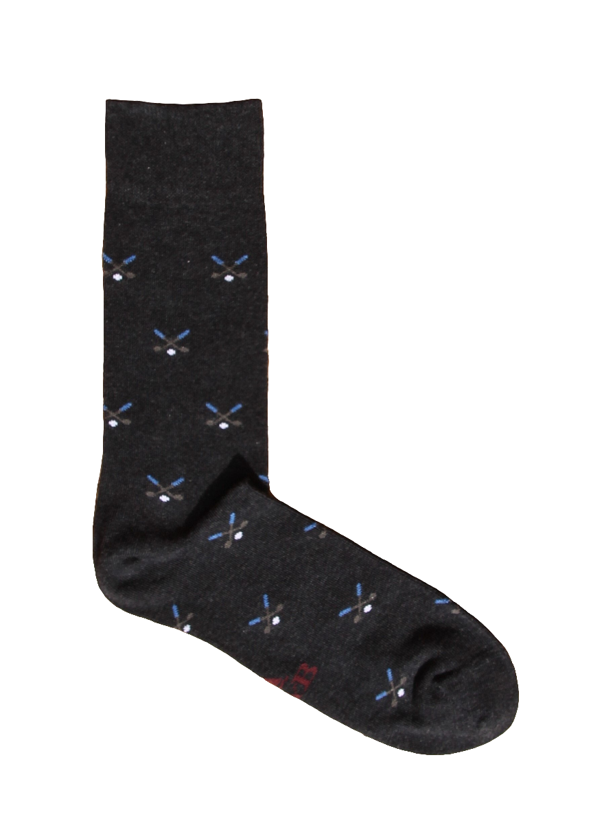 CHARCOAL GRAY GOLF CLUB SOCKS