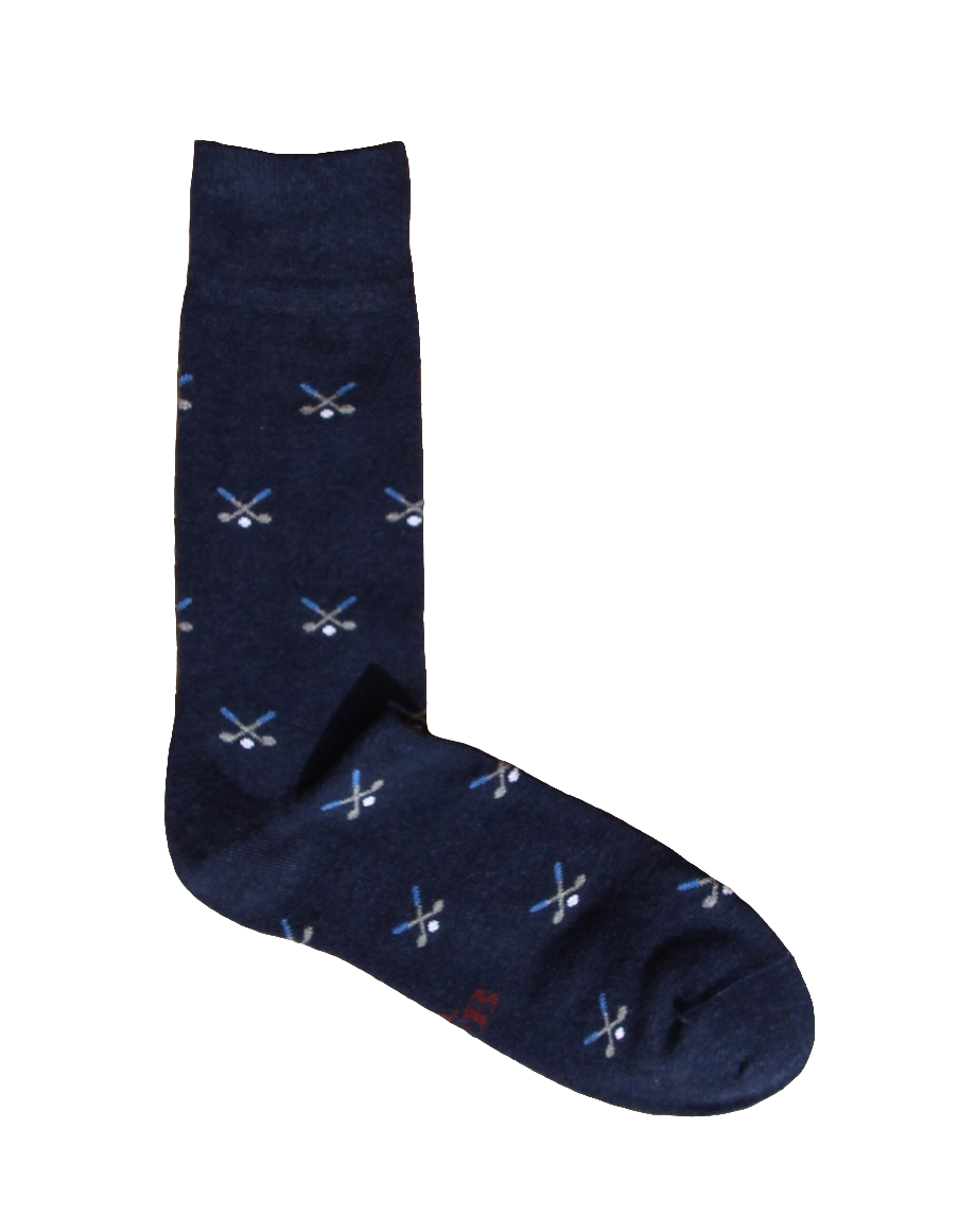NAVY BLUE GOLF CLUB SOCKS