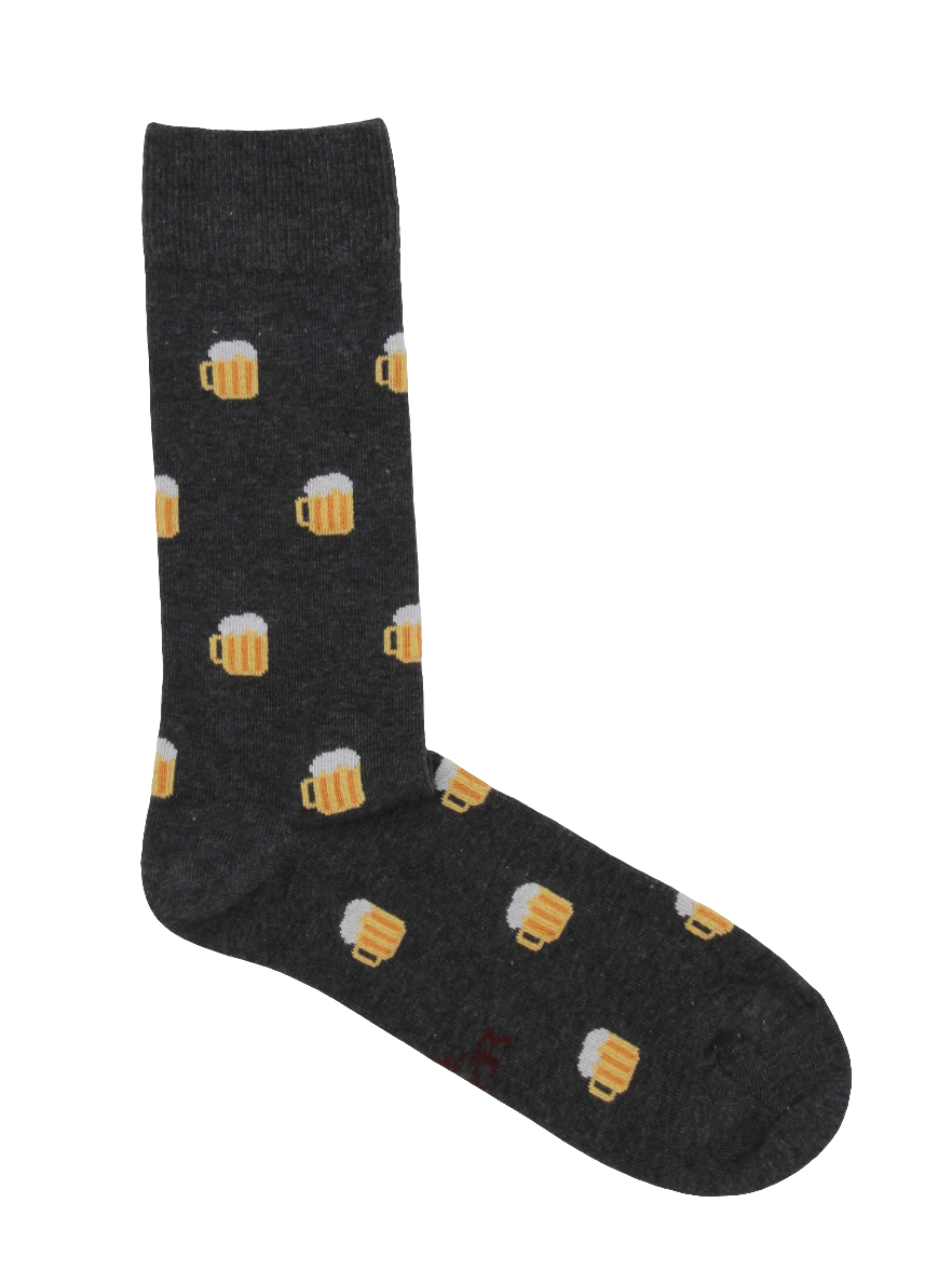 CALCETINES CERVEZAS GRIS