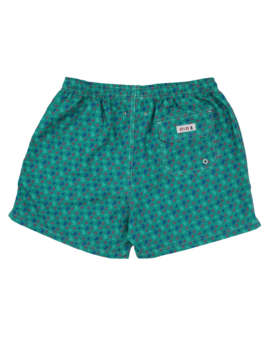 GREEN TURTLE DANCE SWIMSUIT