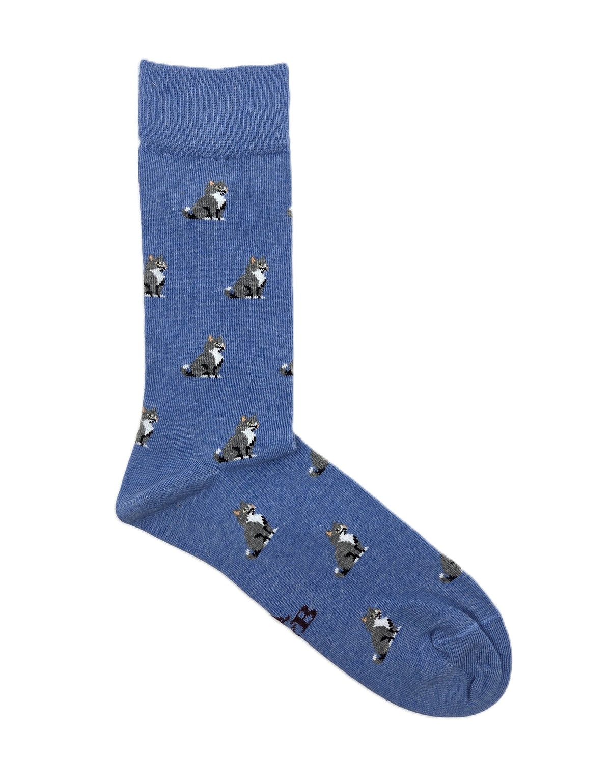 CALCETINES GATOS AZUL