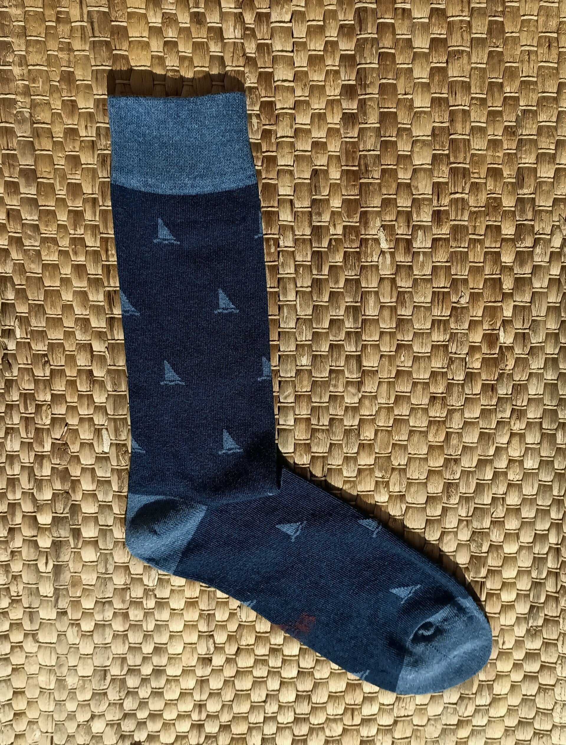 NAVY-BLUE LOGO SOCKS B2B