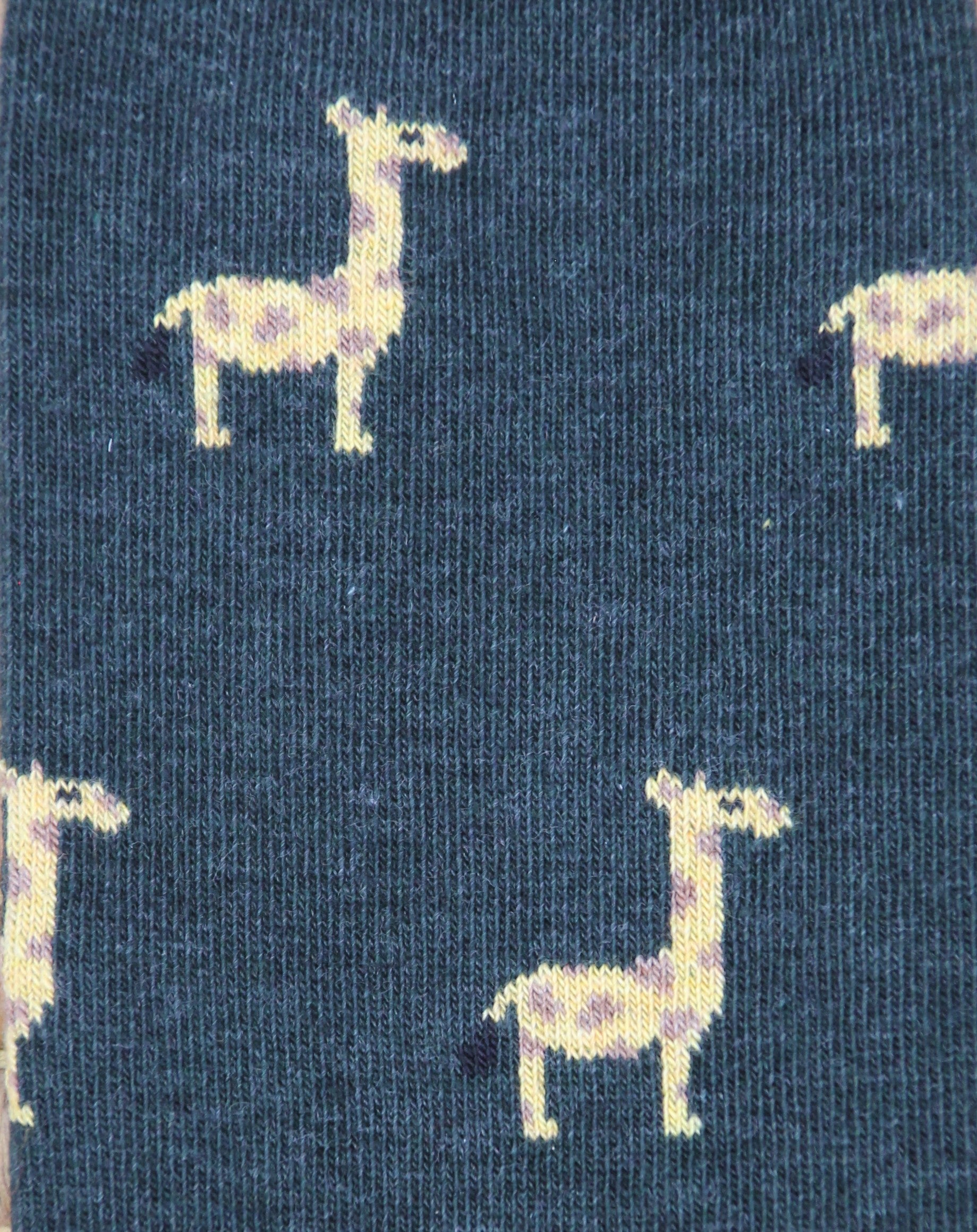 BOTTLE GREEN GIRAFFE SOCKS B2B