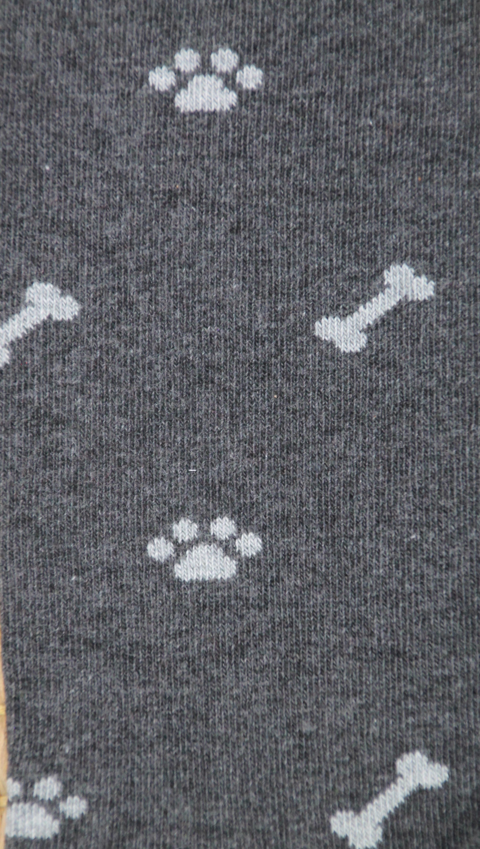 DARK GREY FOOTPRINTS AND BONES SOCKS B2B