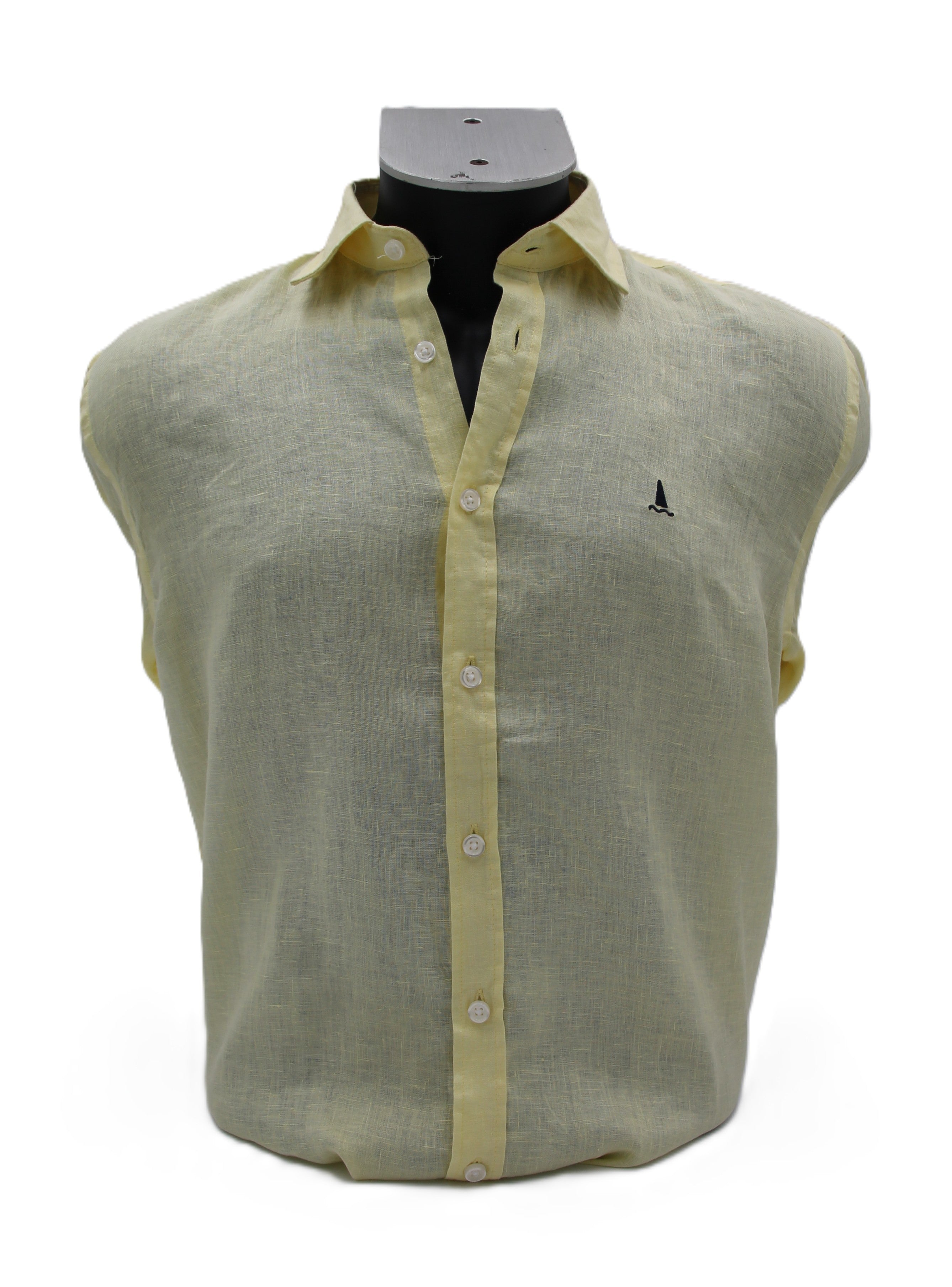 CAMISA LINO AMARILLO