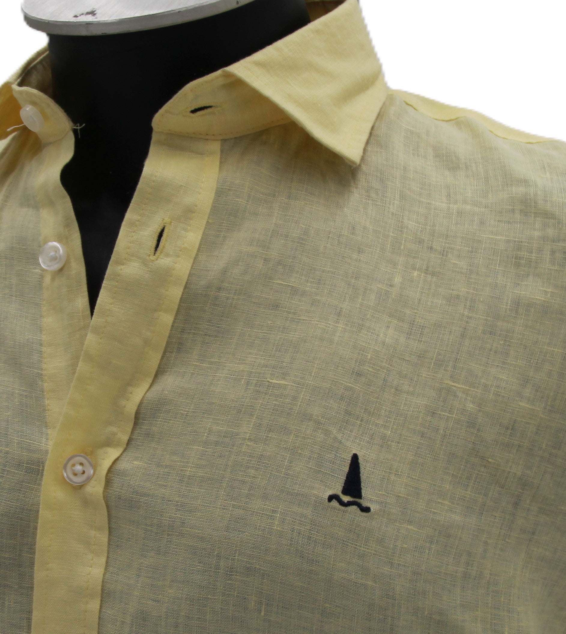 CAMISA LINO AMARILLO