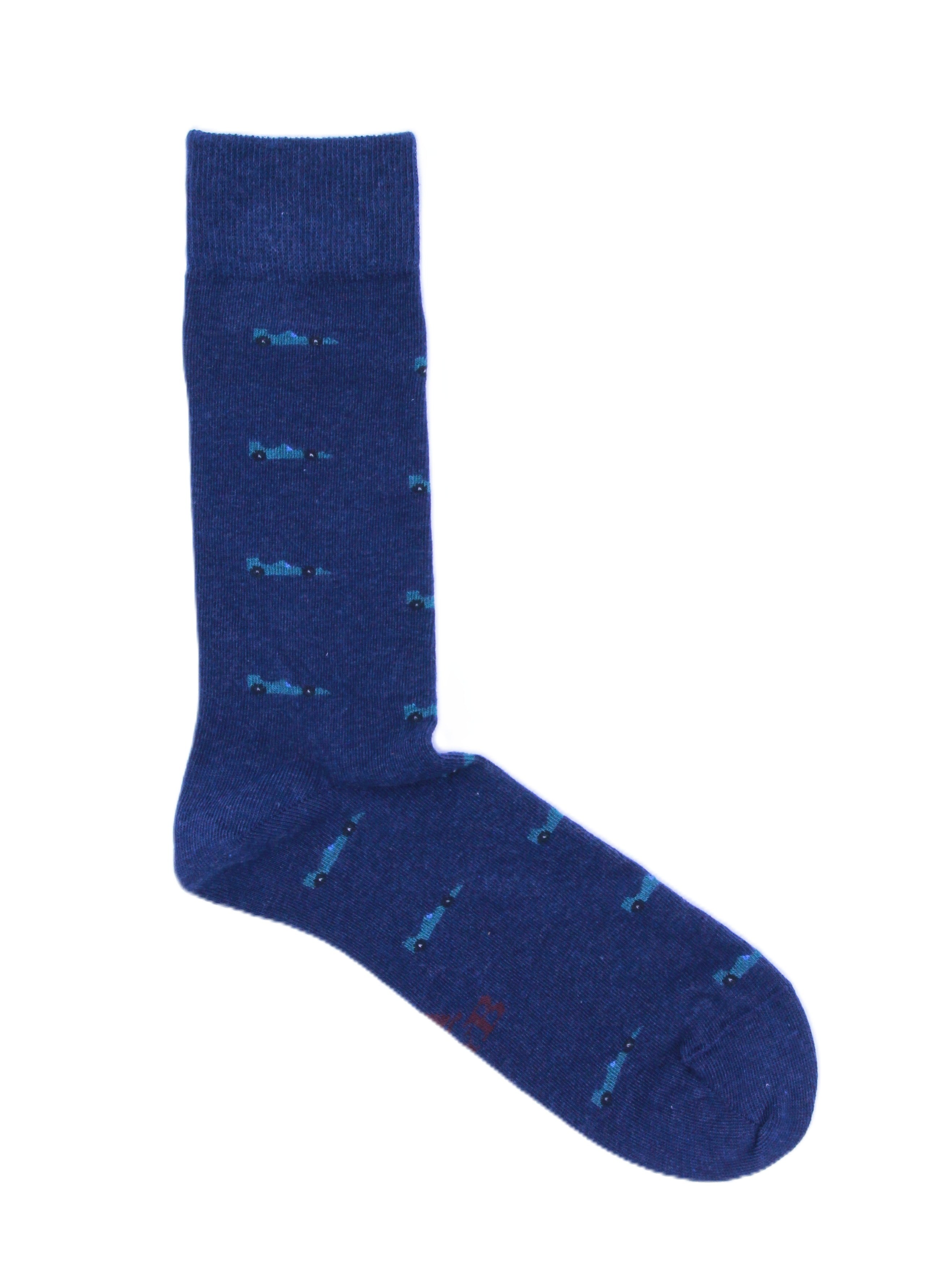 CALCETINES FÓRMULA 1 AZUL MARINO - VERDE