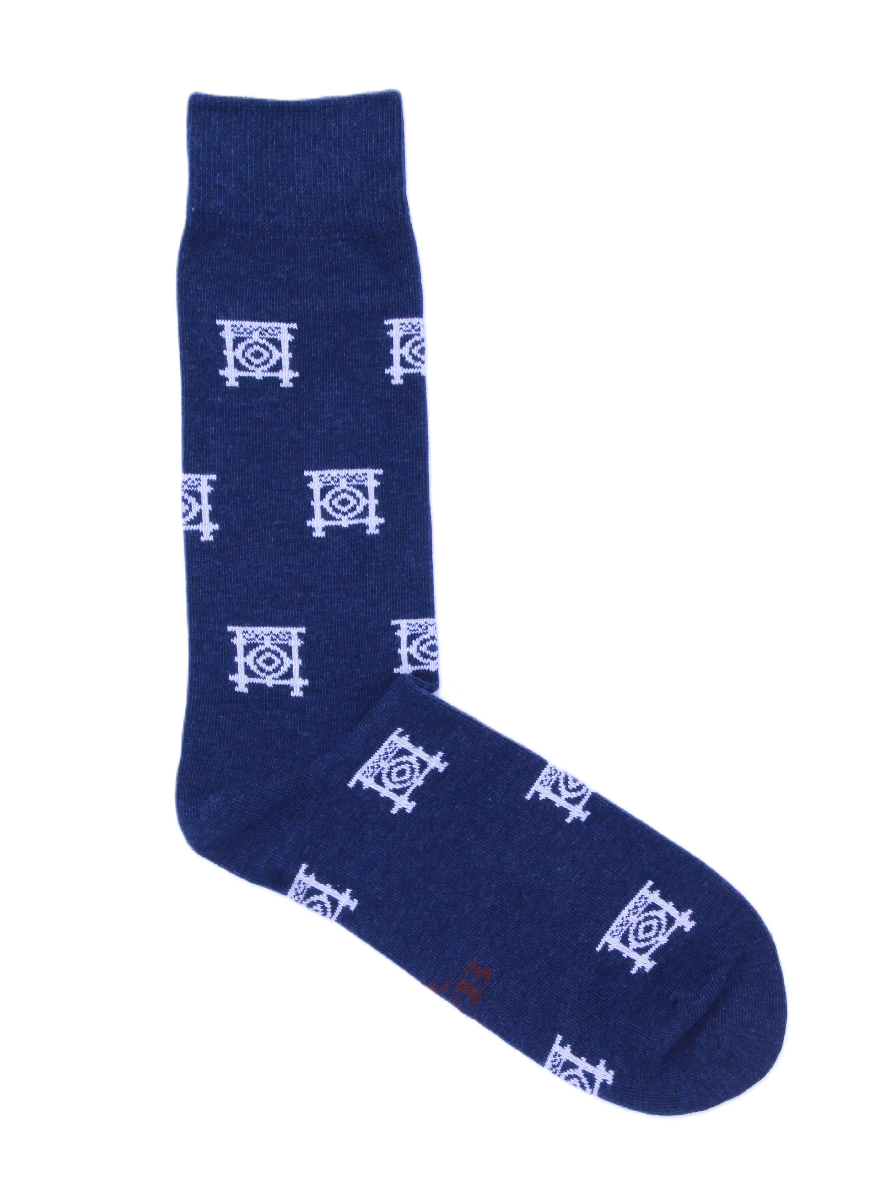CALCETINES BARANDILLA DE LA CONCHA AZUL MARINO/BLANCO