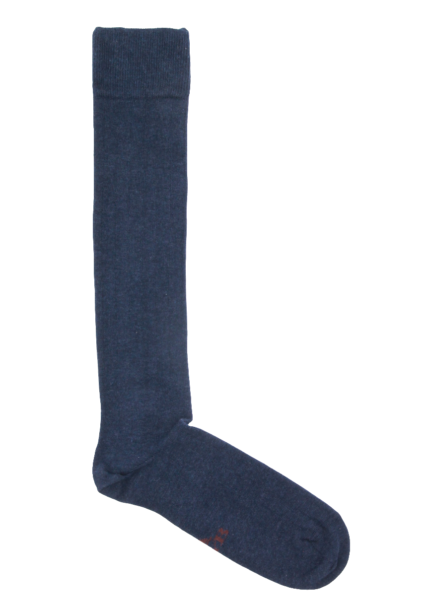 NAVY BLUE - BLUE B2B LONG RIBBED SOCKS